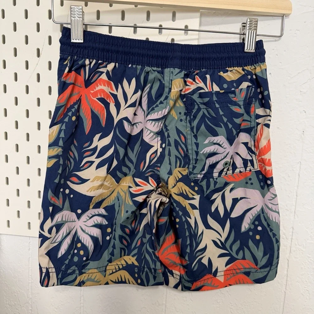 Old Navy Boys M 8 Board ‎ Shorts Swim Tropical Palm Trunks Palm Springs